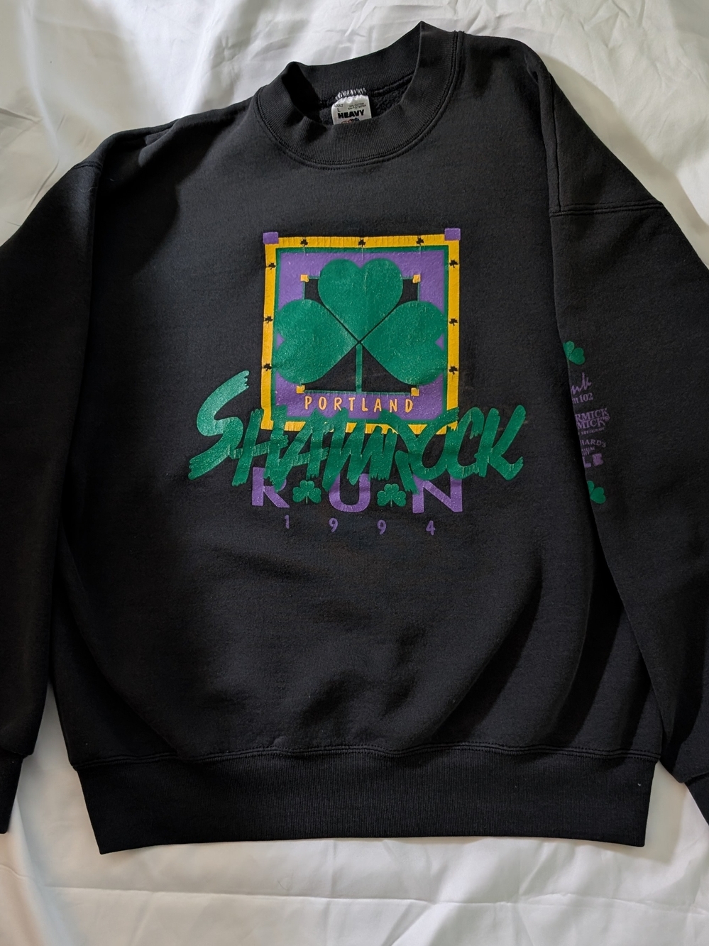 Fruit of the Loom 1994 Portland Shamrock Run Crewneck Sweatshirt